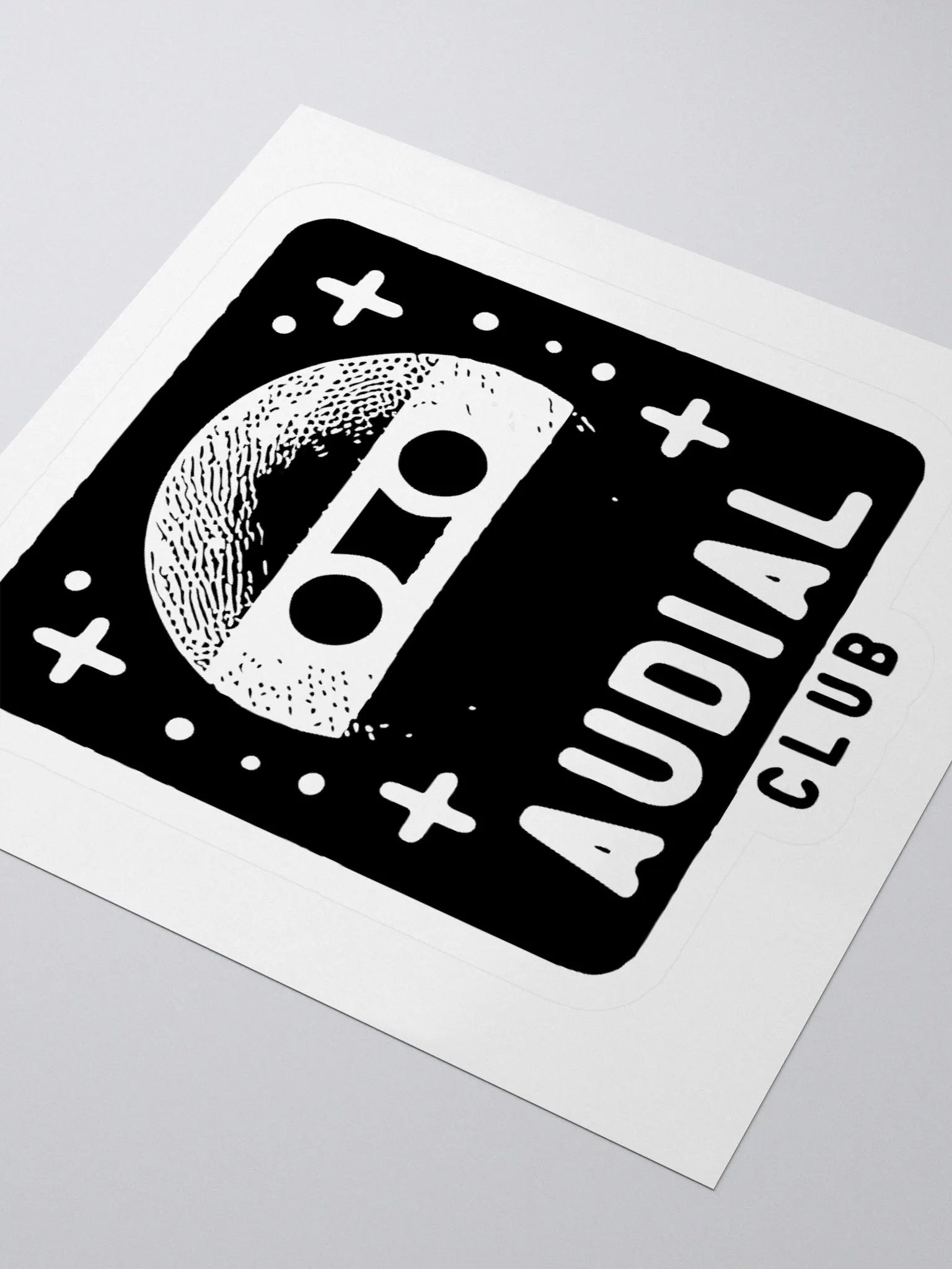 Audial Club 3" x 3" Sticker product image (3)