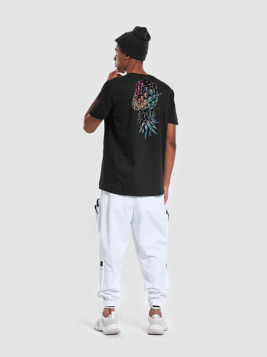 Let's Do It Swoosh Graffity Styled Upside-Down Pineapple Back Print Tee product image (39)
