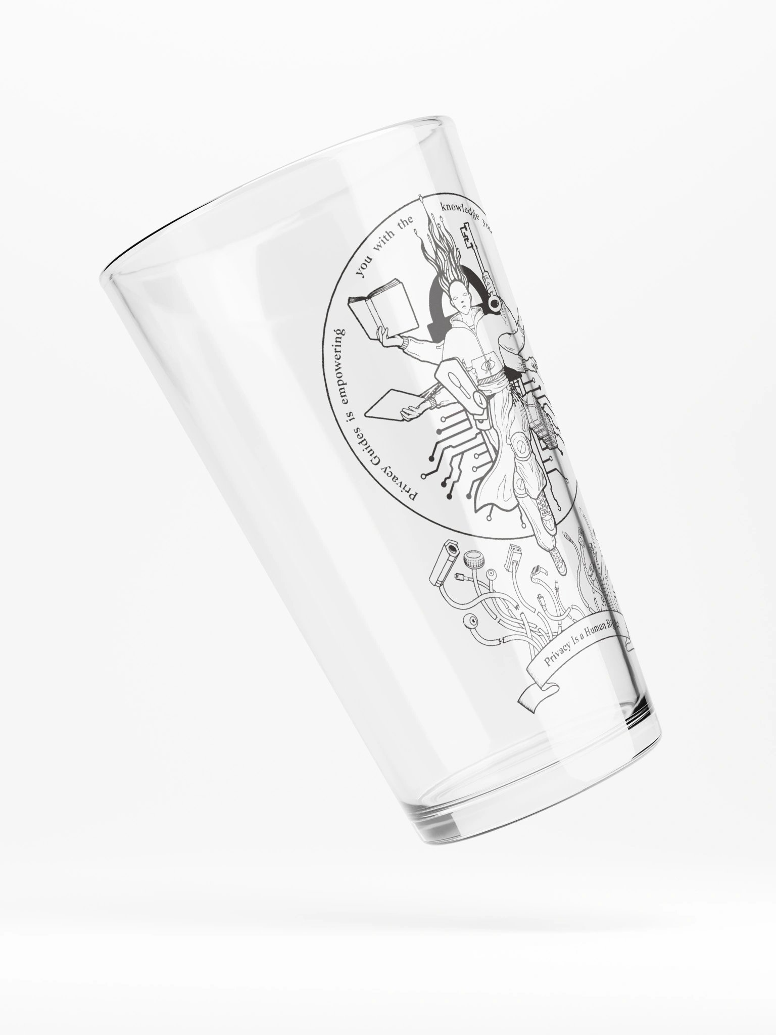 Defender of Privacy - Pint Glass product image (4)