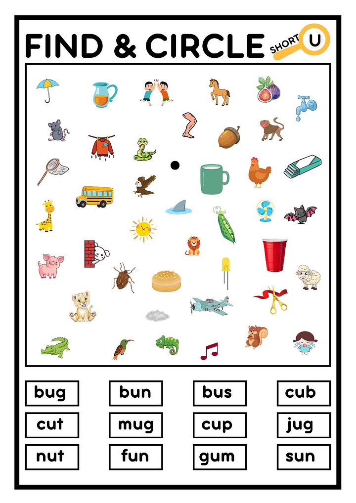 i spy worksheets Find & Color, Find & Circle product image (1)