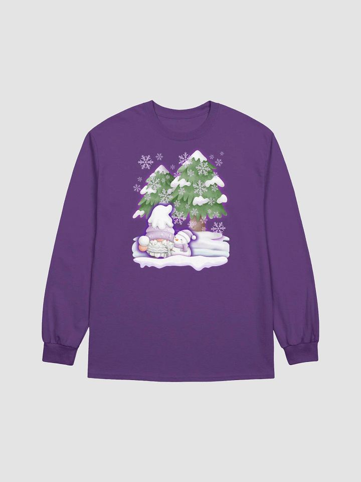 Whimsical Winter Gnome Long Sleeve Tee product image (1)