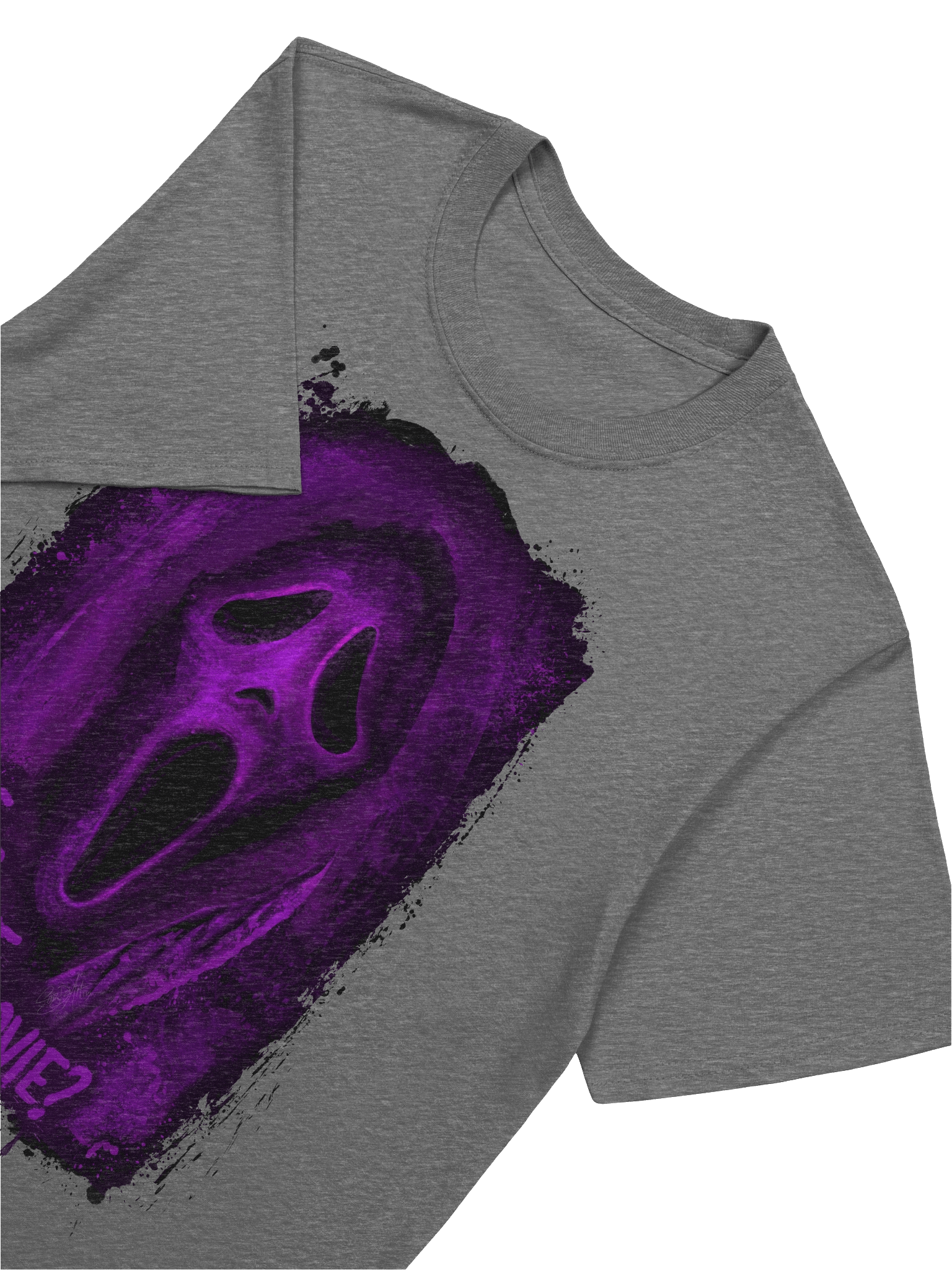 Purple Ghost Face Tee product image (50)