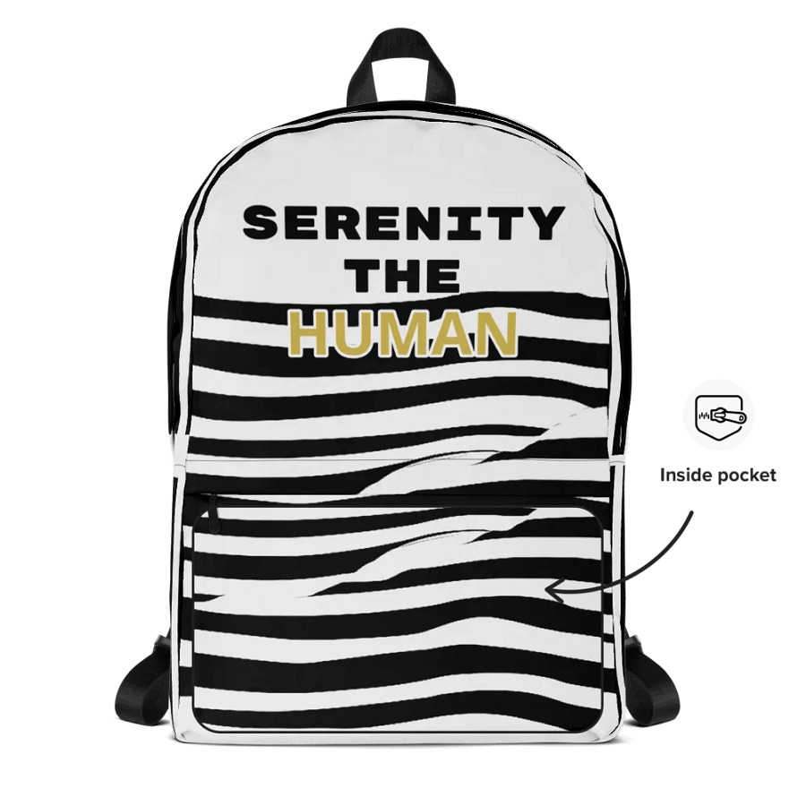 Serenity Stripes All-Over Backpack product image (1)