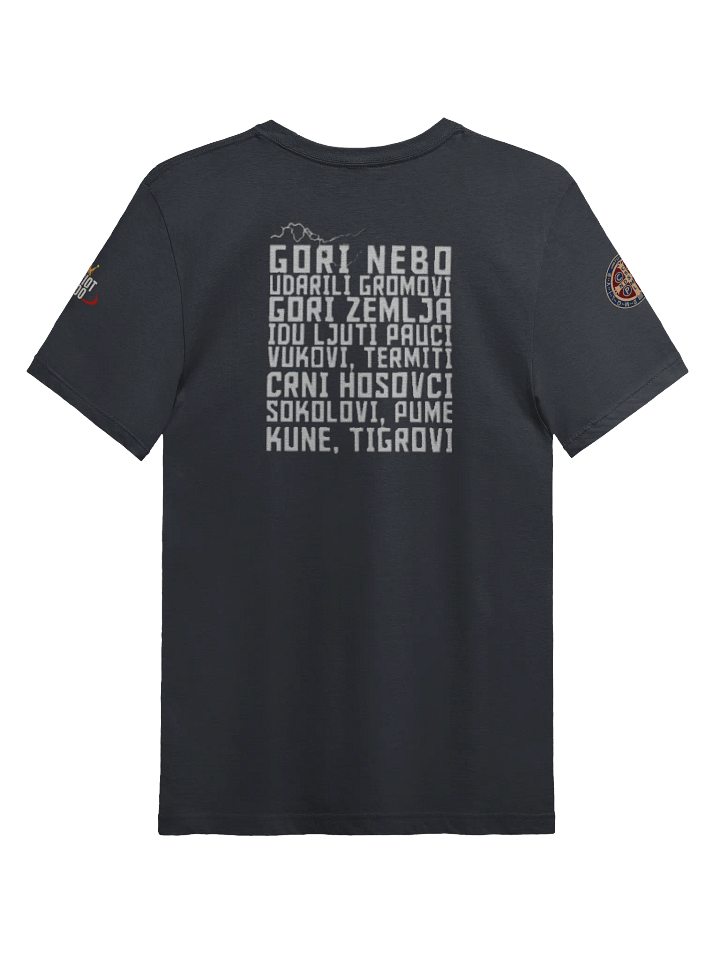 Kad krenemo gorit će nebo i zemlja T-shirt product image (3)