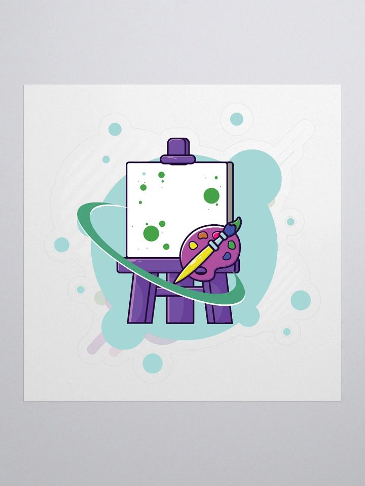 ARTIST CANVAS AND PAINTBRUSH product image (1)