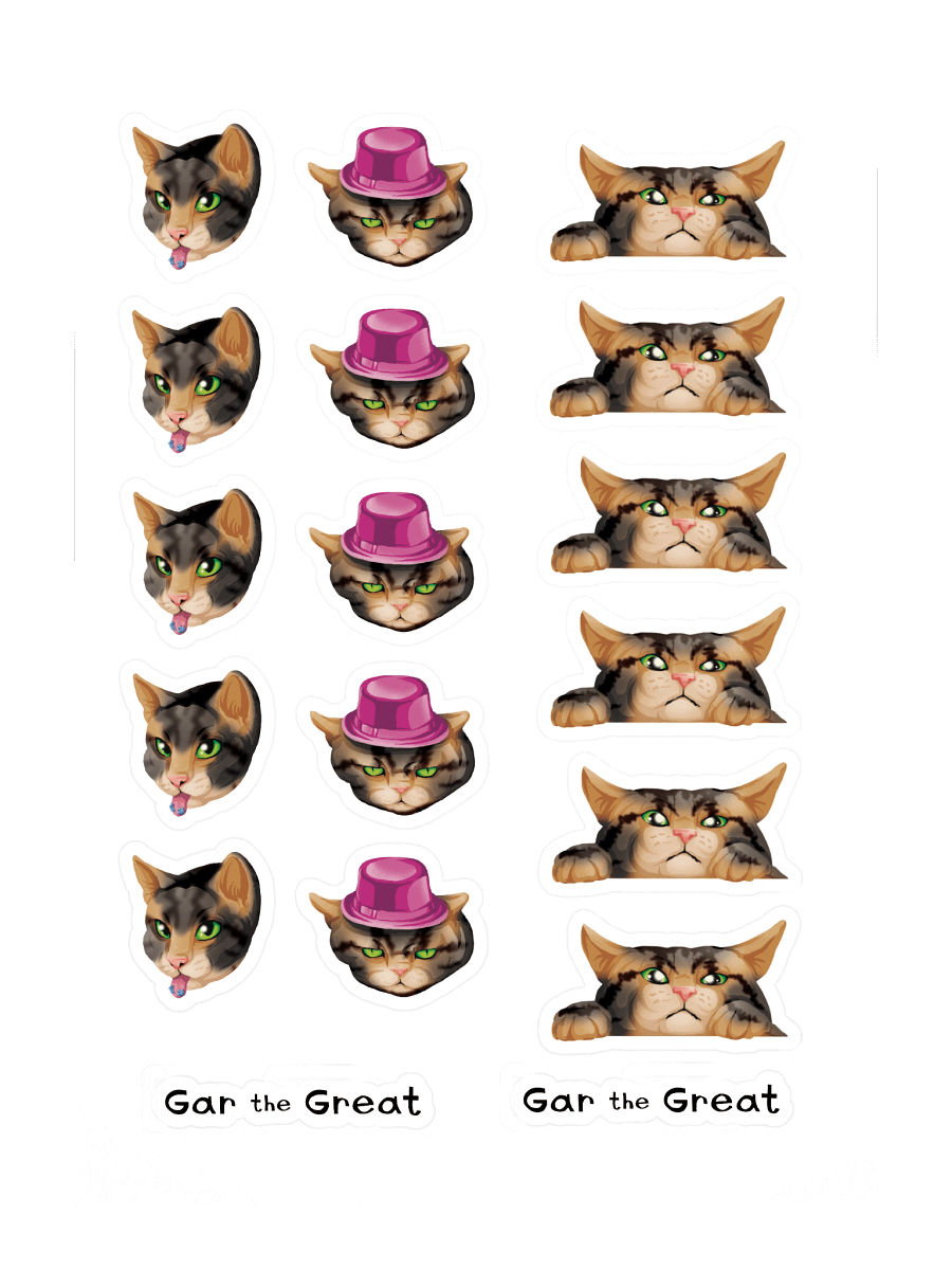 Gar the Great Sticker Sheet product image (3)