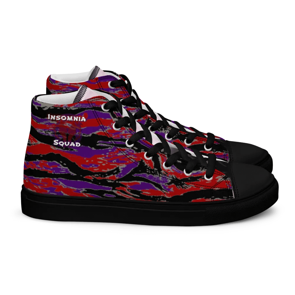 Women's Tiger Stripe Insomnia Squad Canvas Hi-Tops product image (1)