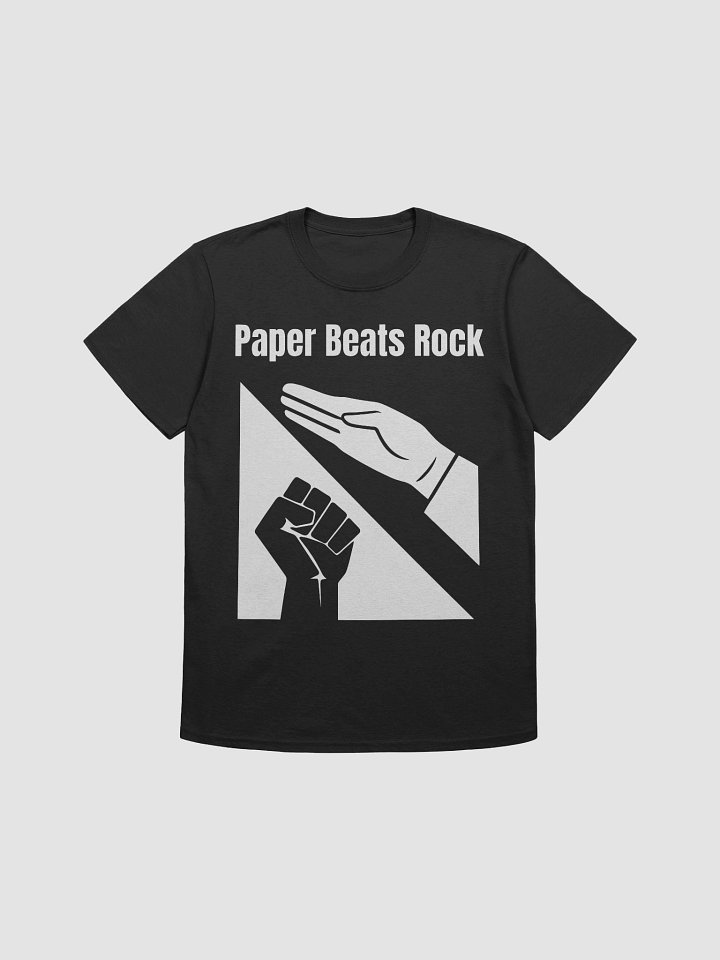 Paper Beats Rock Walmart Shirt - Rock Paper Scissors Game Meme product image (1)