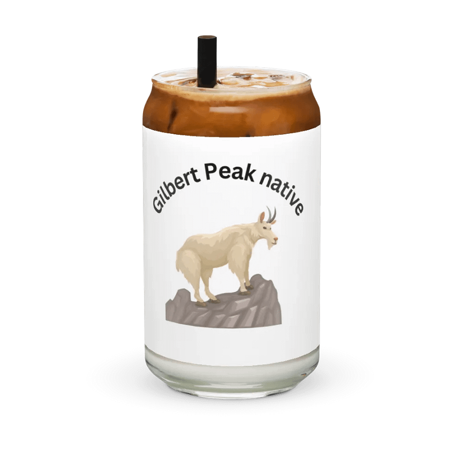 Gilbert Peak native (Mountain Goat) glass product image (36)