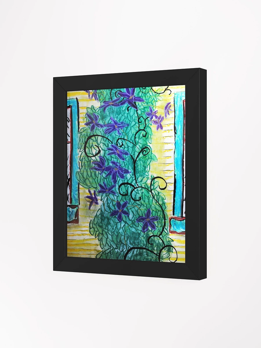 Climbing Purple Vines Framed Poster product image (73)