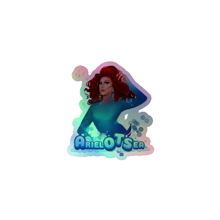 Holographic ArielOTSea Sticker product image (1)