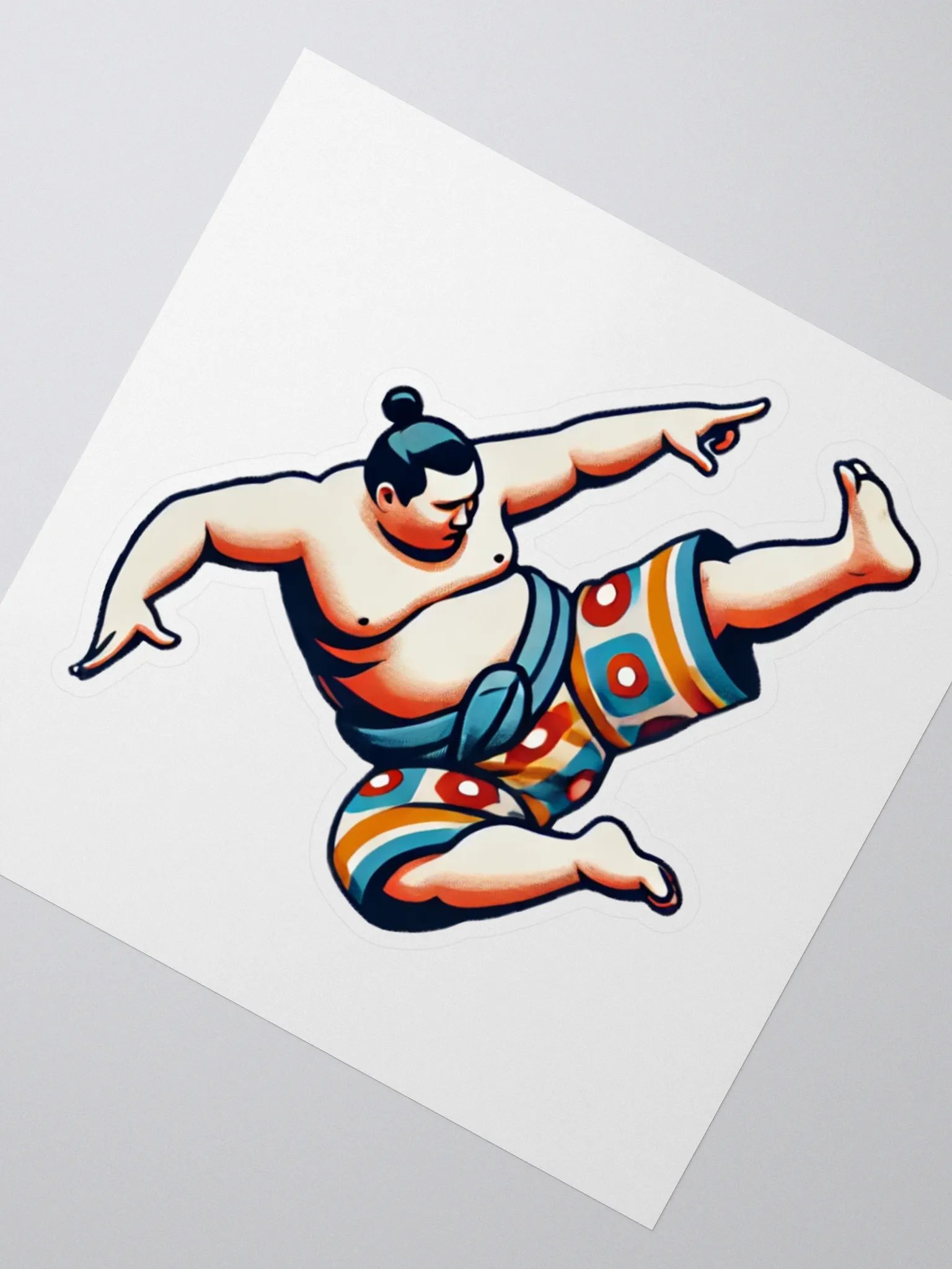 Sumo B-Boy Sticker - Flying Kick product image (2)