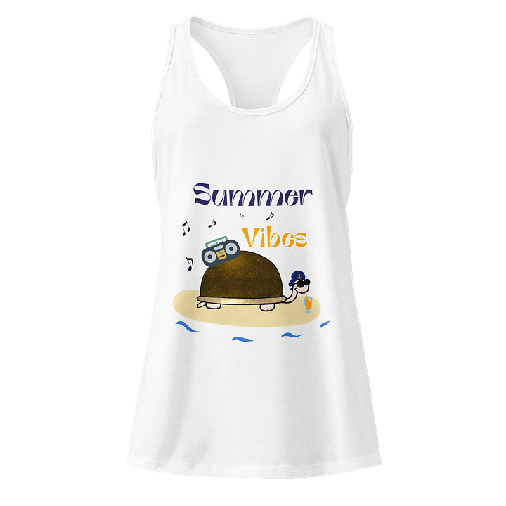 Summer Vibes Turtle Racerback Tank product image (25)