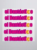 el dantastico sticker product image (1)