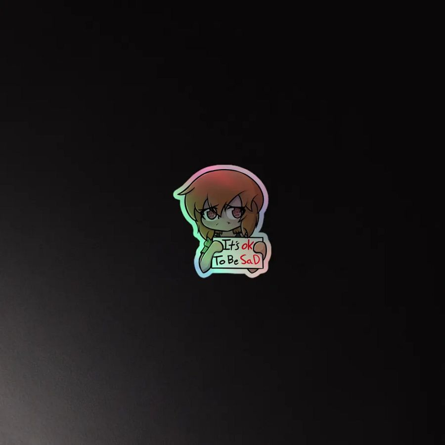 Miko: its okay to be sad Holo-Sticker! product image (2)
