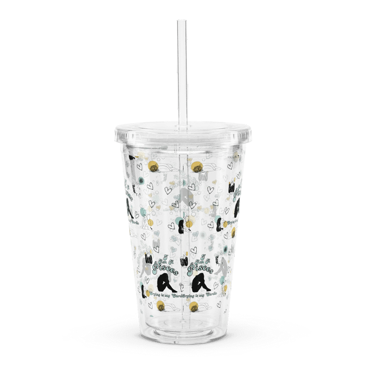 Pisces, Crying is My Cardio, Clear Tumbler product image (2)