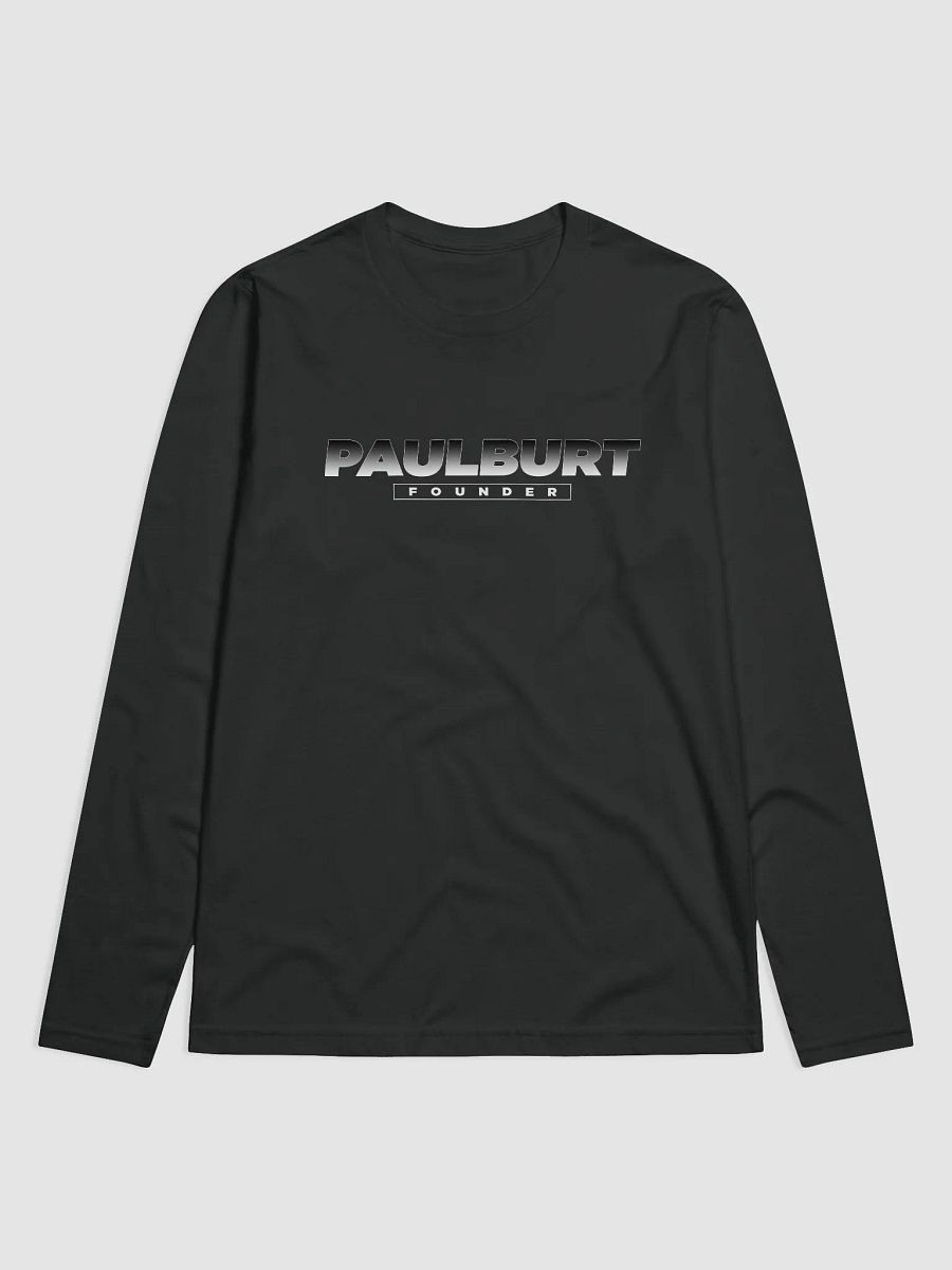 PaulBurt Founder Edition Black adn White - Fitted Long Sleeve Crew product image (1)