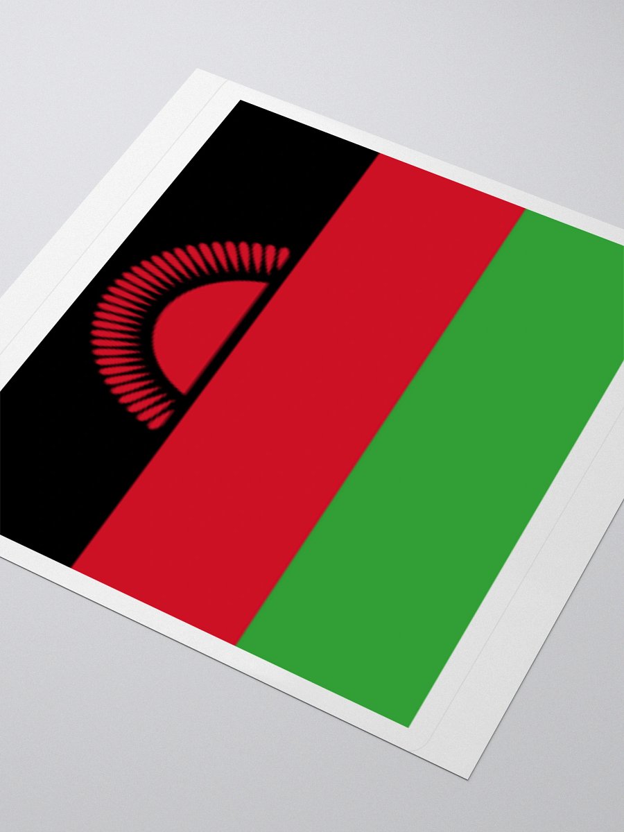 Exclusive Malawi Flag Sticker – High-Quality Vinyl for Indoor Use product image (8)