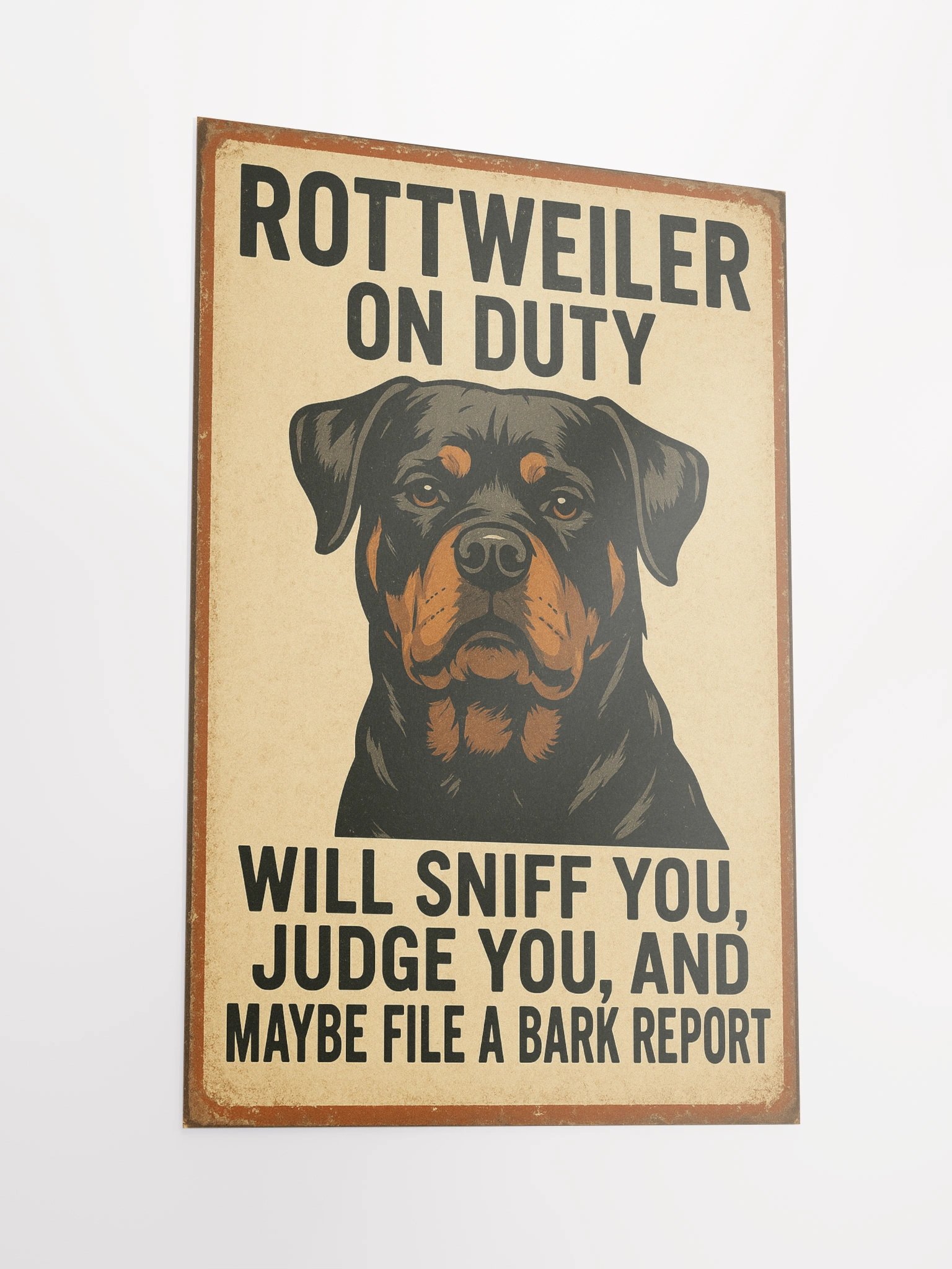 Rottweiler On Duty Poster product image (6)