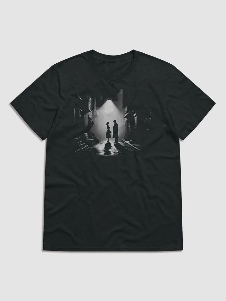 Noir Alleyway Rendezvous (Front Print Womens Tee) product image (1)