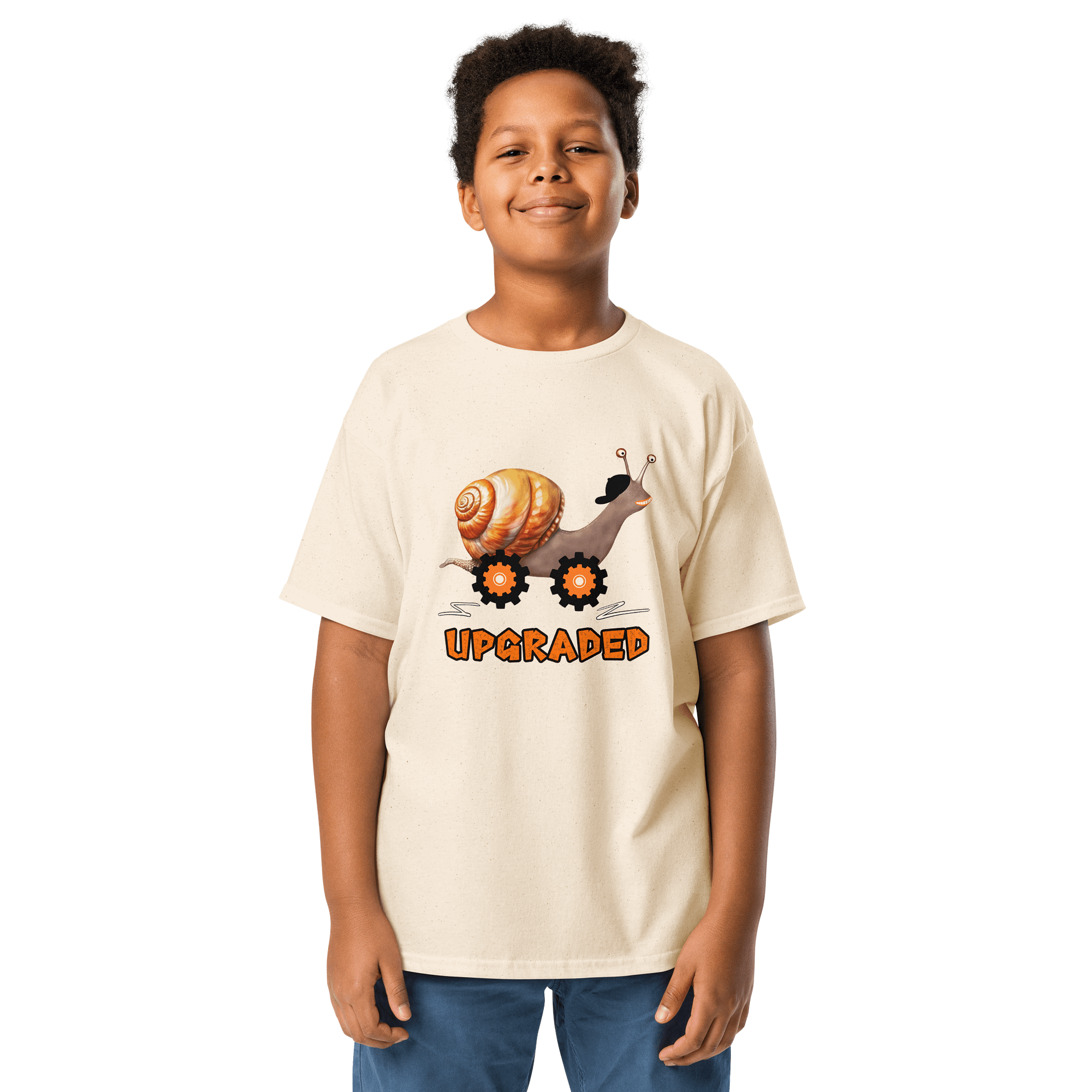 Upgraded Snail Cartoon Kids Tee product image (26)