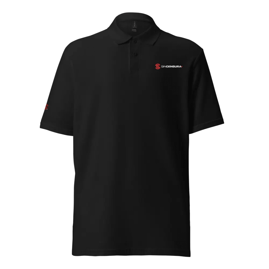 Camiseta polo bordado Sin Censura TV (unisex) product image (1)
