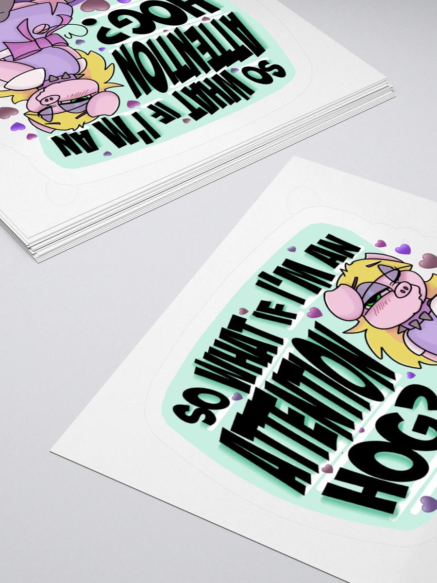 Attention Hog - Sticker product image (10)