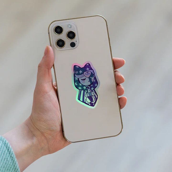 Holographic BAPY sticker product image (2)