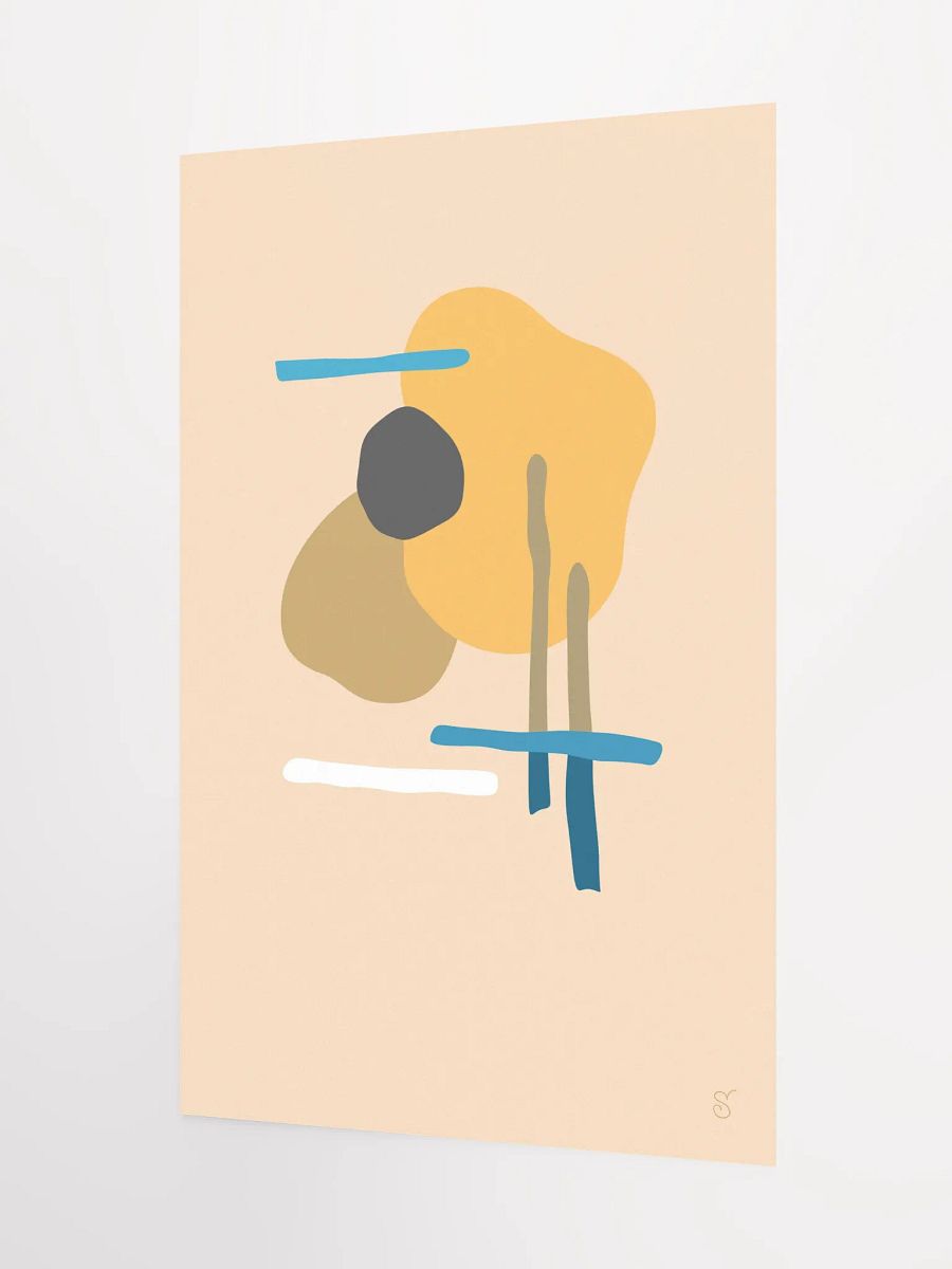 Geometric Harmony Matte Poster - Abstract Image No. 1 product image (3)