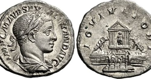 Hammered at 15000 CHF at Numismatica Ars Classica NAC Auction 154, lot 1447. The Roman Empire Severus Alexander, 222–235

Den...