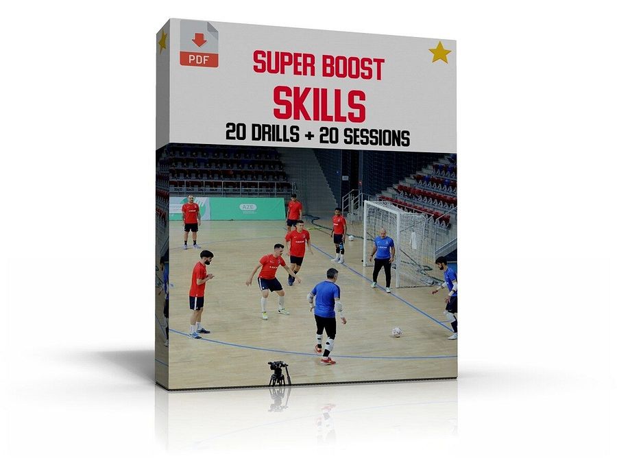 SUPER BOOST: FUTSAL SKILLS [DRILLS+SESSIONS], 40 PDFs product image (1)