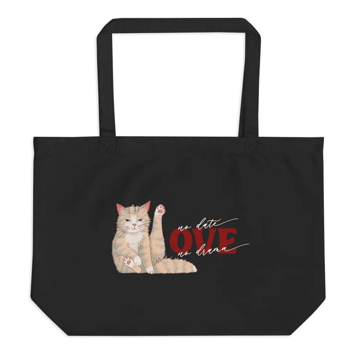 Cat Date Night - eco tote product image (1)
