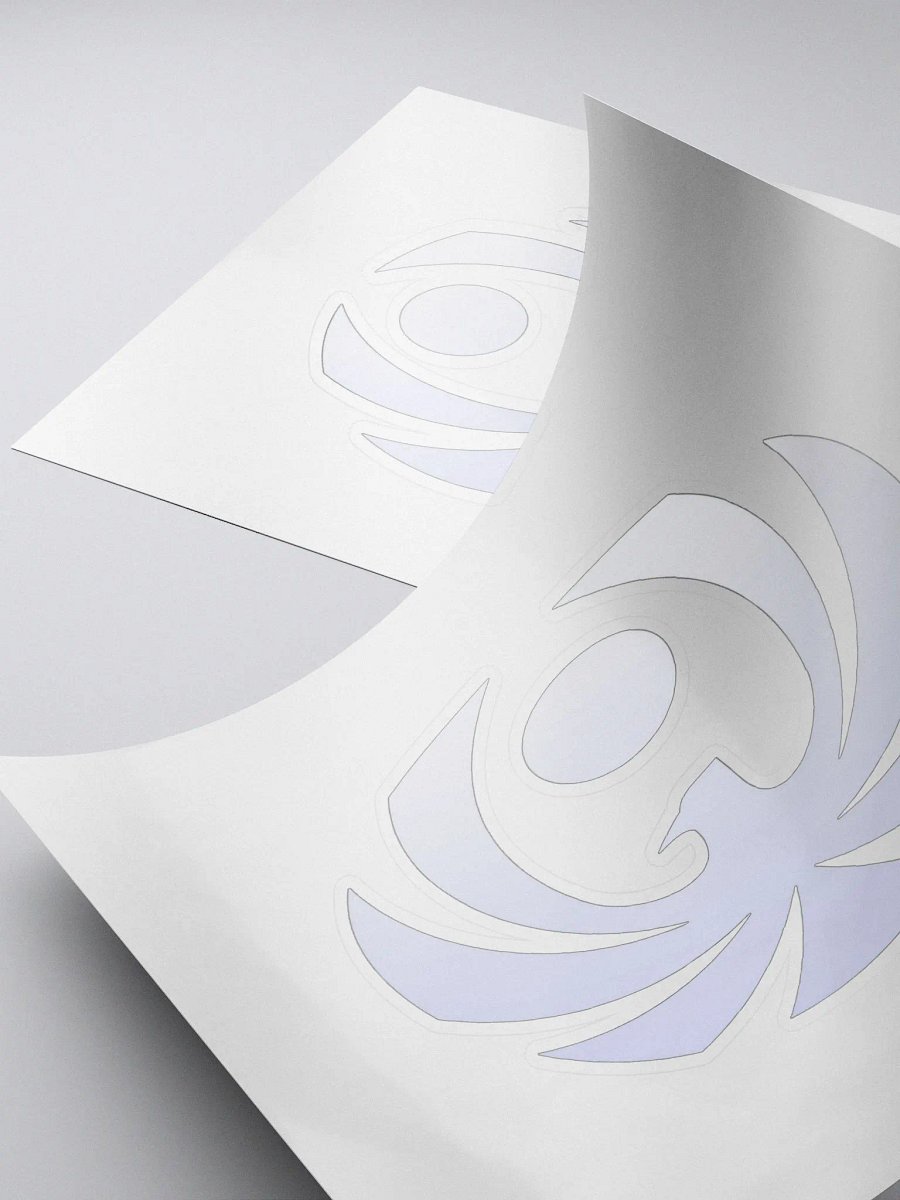 CroweGamingg Kiss Cut Stickers White Logo Stickers product image (4)