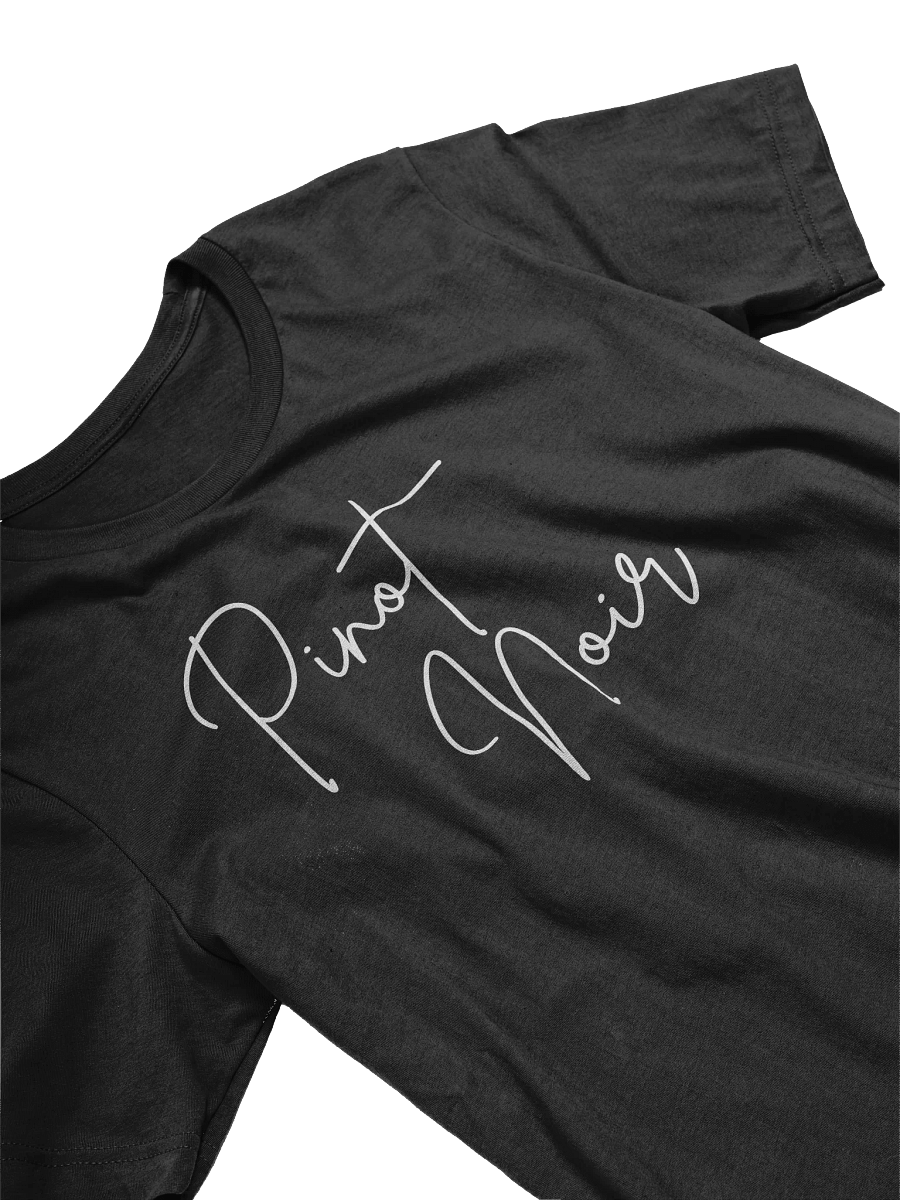 Pinot Noir Handwritten T-Shirt – Burgundy Wine Aesthetic product image (34)