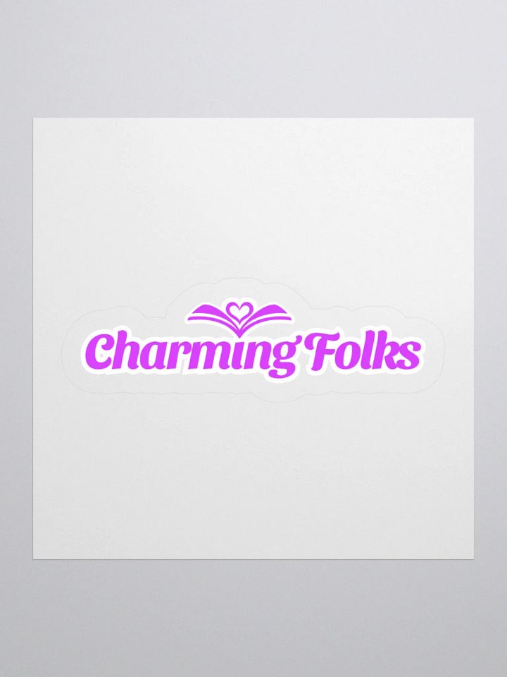 Charming Folks Logo Sticker product image (2)