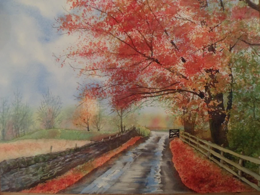 Autumn Trees Step By Step Worksheet product image (1)