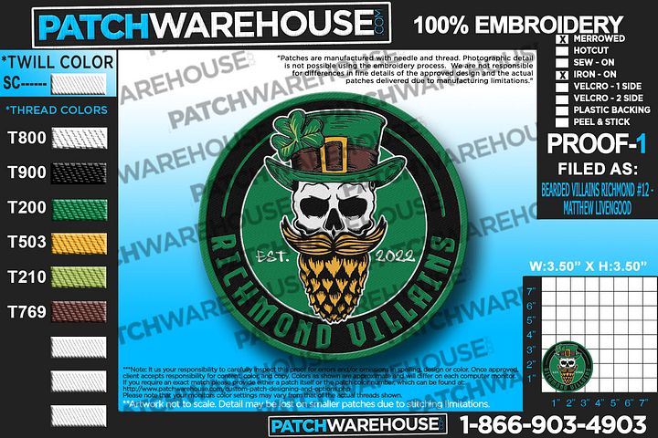 St Patricks Day Patch - PRE SALE product image (1)
