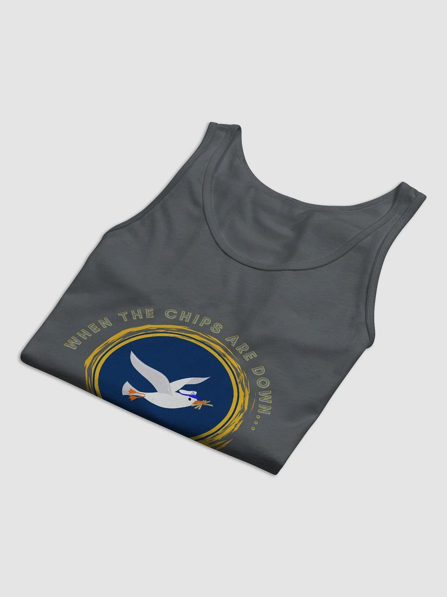 When the Chips are Down I Pick Them Up! Tank Top in Dark Colours product image (12)