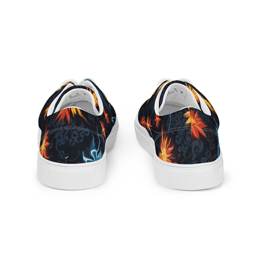 Electric Bloom Lace-Up canvas Shoes product image (11)