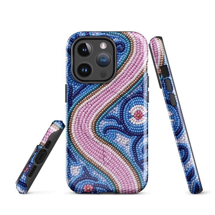 Wave Faux-Beadwork iPhone® Tough Case product image (3)