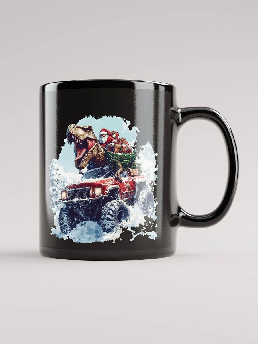 T-Rex And Santa go Monster Trucking - Mug product image (2)
