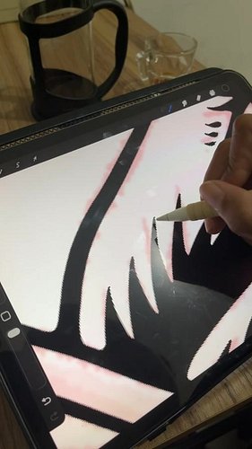 satisfying process but also confusing 😂
.
#drawing #procreate #christmastdesign #catdesign