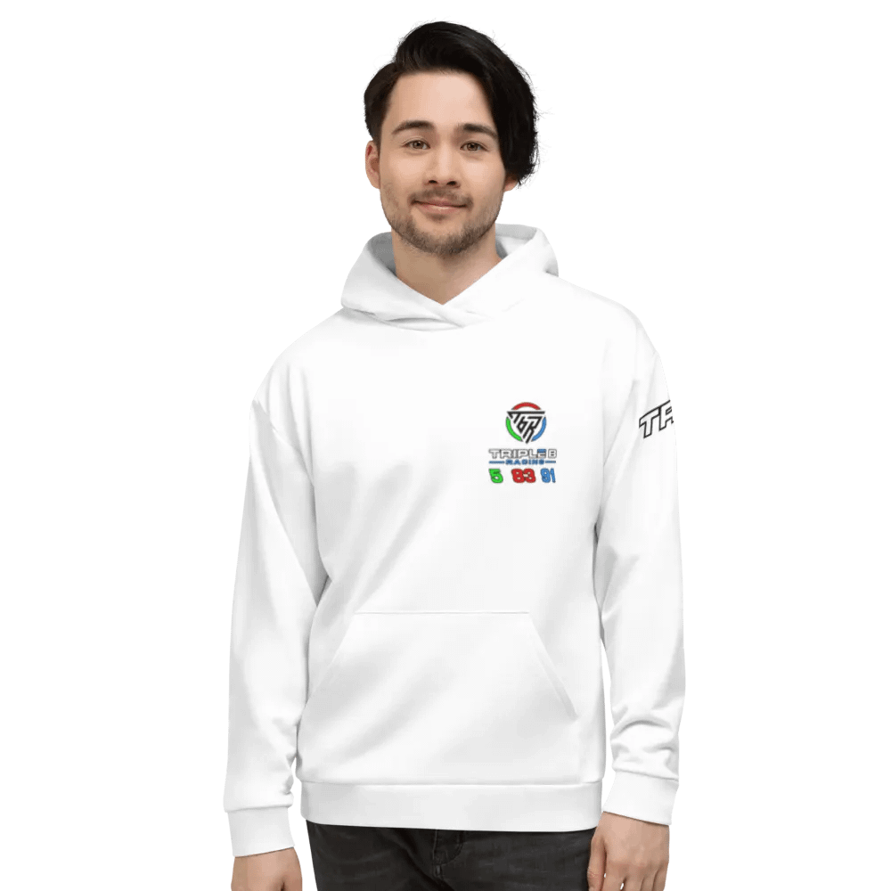 Landon Brown Late Model Hoodie (White) product image (3)