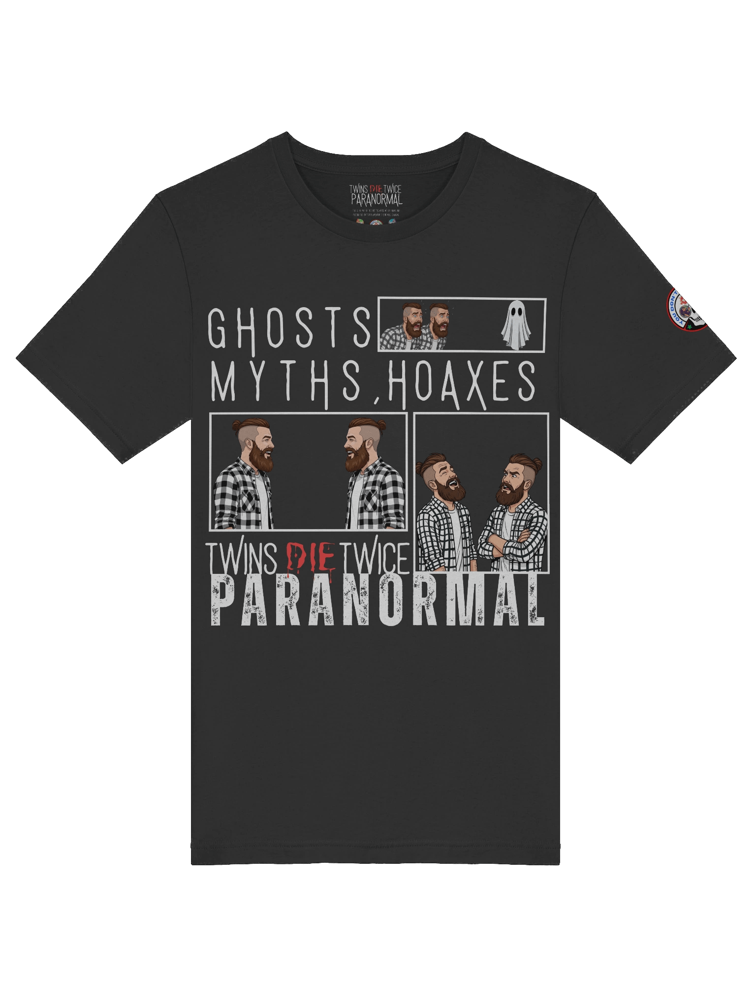 Ghosts, Myths, Hoaxes Premium Tee – Comic Panel Edition product image (41)