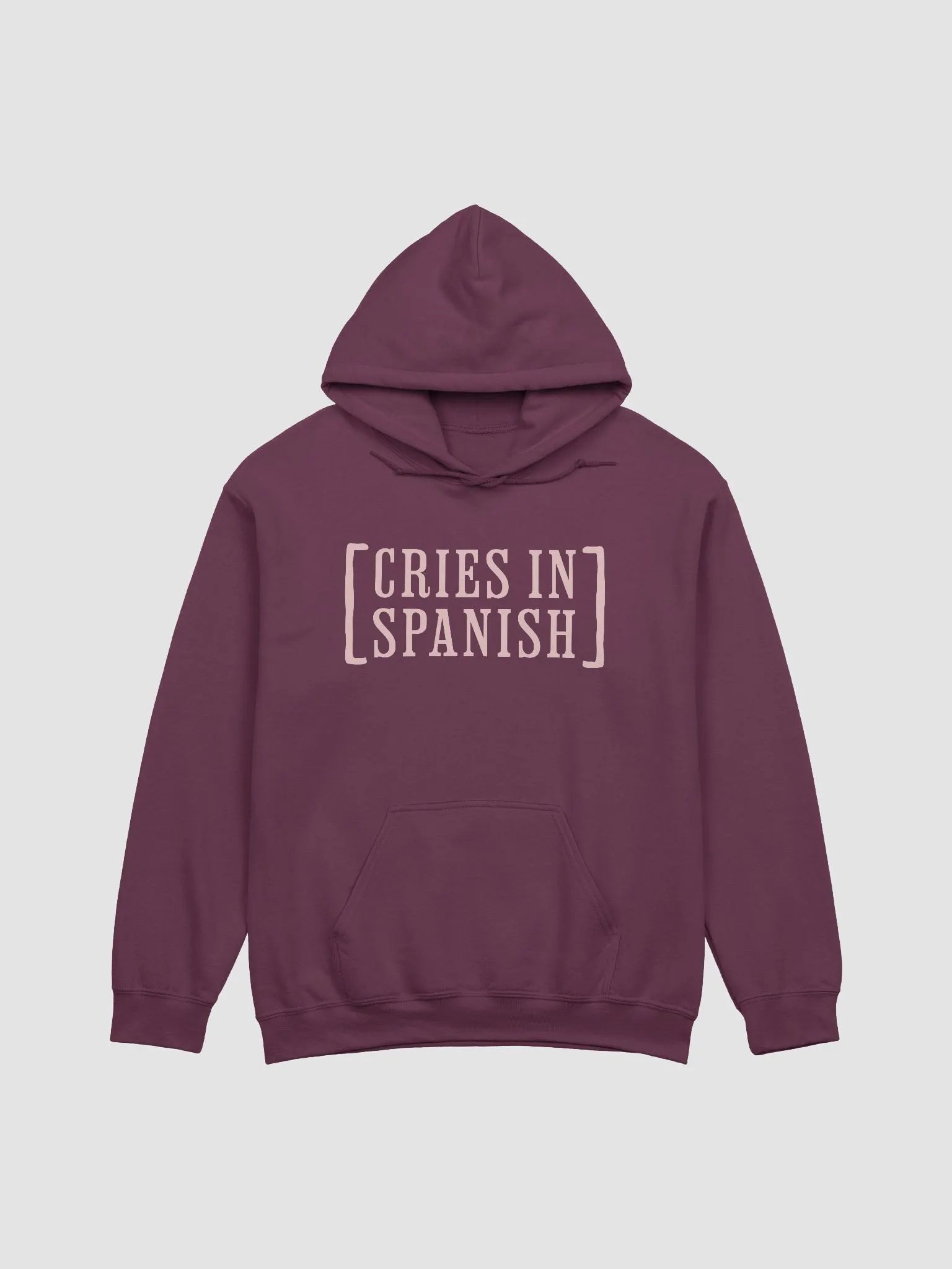Cries in Spanish Hoodie Unisex product image (1)