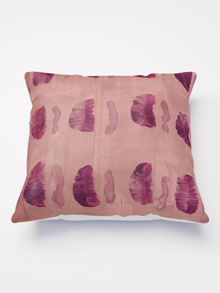 Abstract Purple Petals Throw Pillow product image (2)
