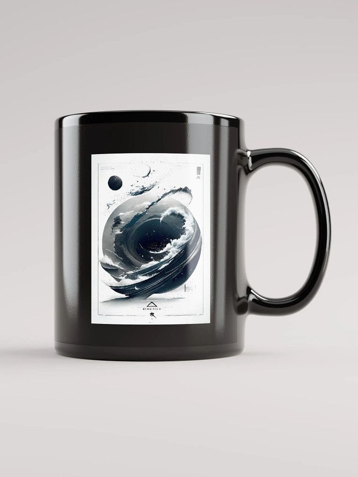 Geometric abstract art in Japanese style (front & back) product image (1)