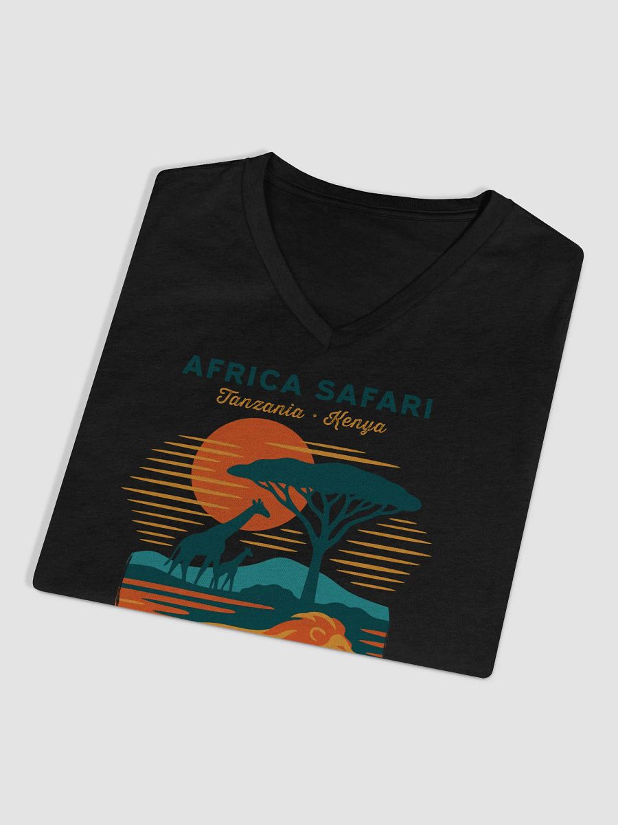 Safari Sunset – Women’s V-Neck Tee product image (7)