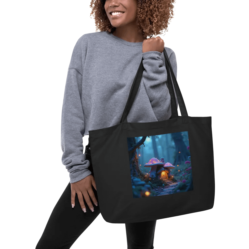 Enchanted Mushroom House Organic Tote product image (5)