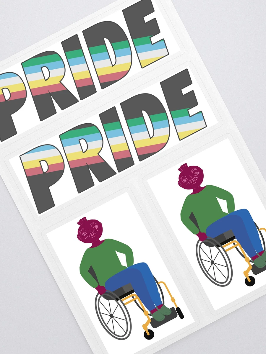 Disability Pride sticker sheet product image (2)